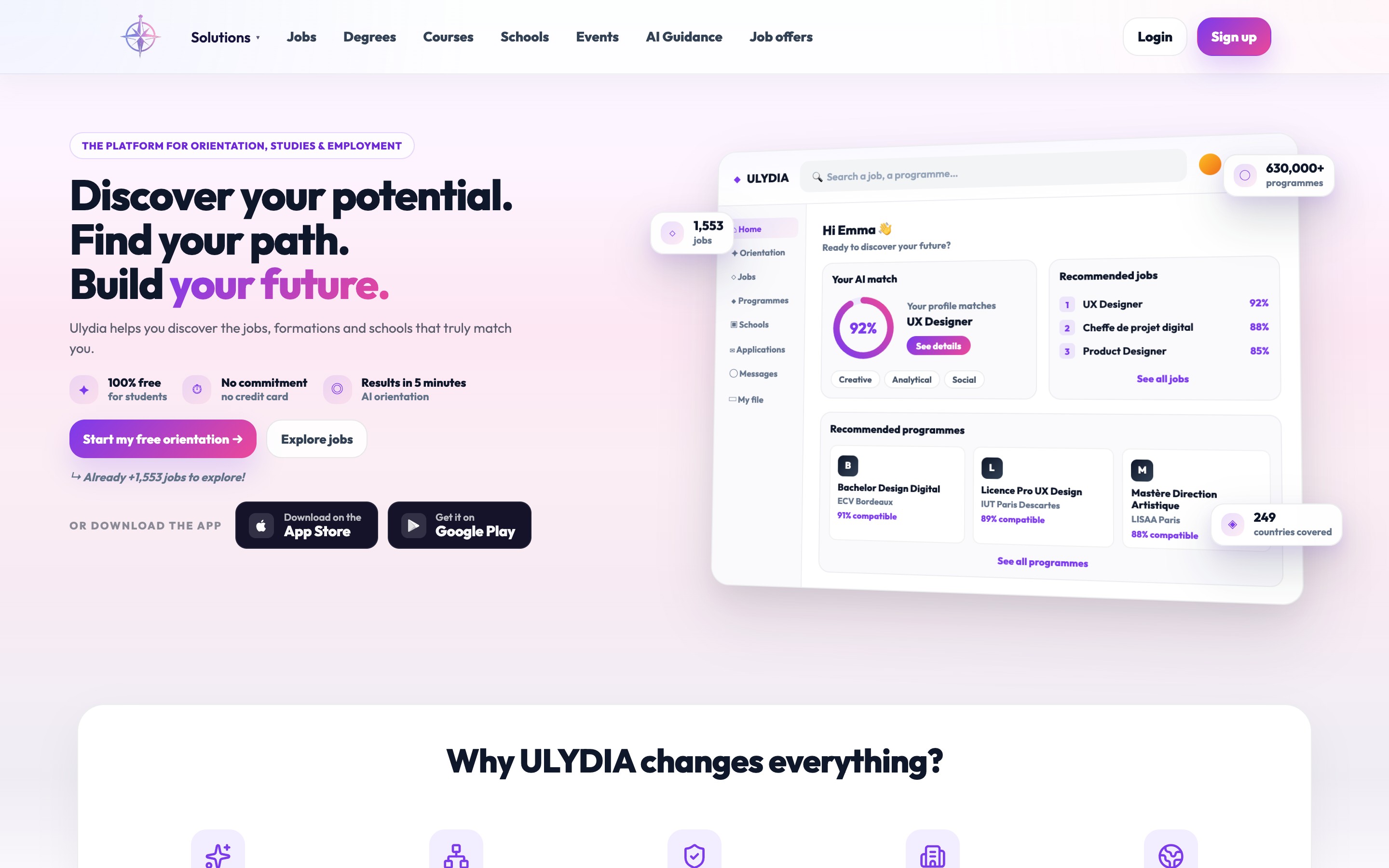 Home page — English