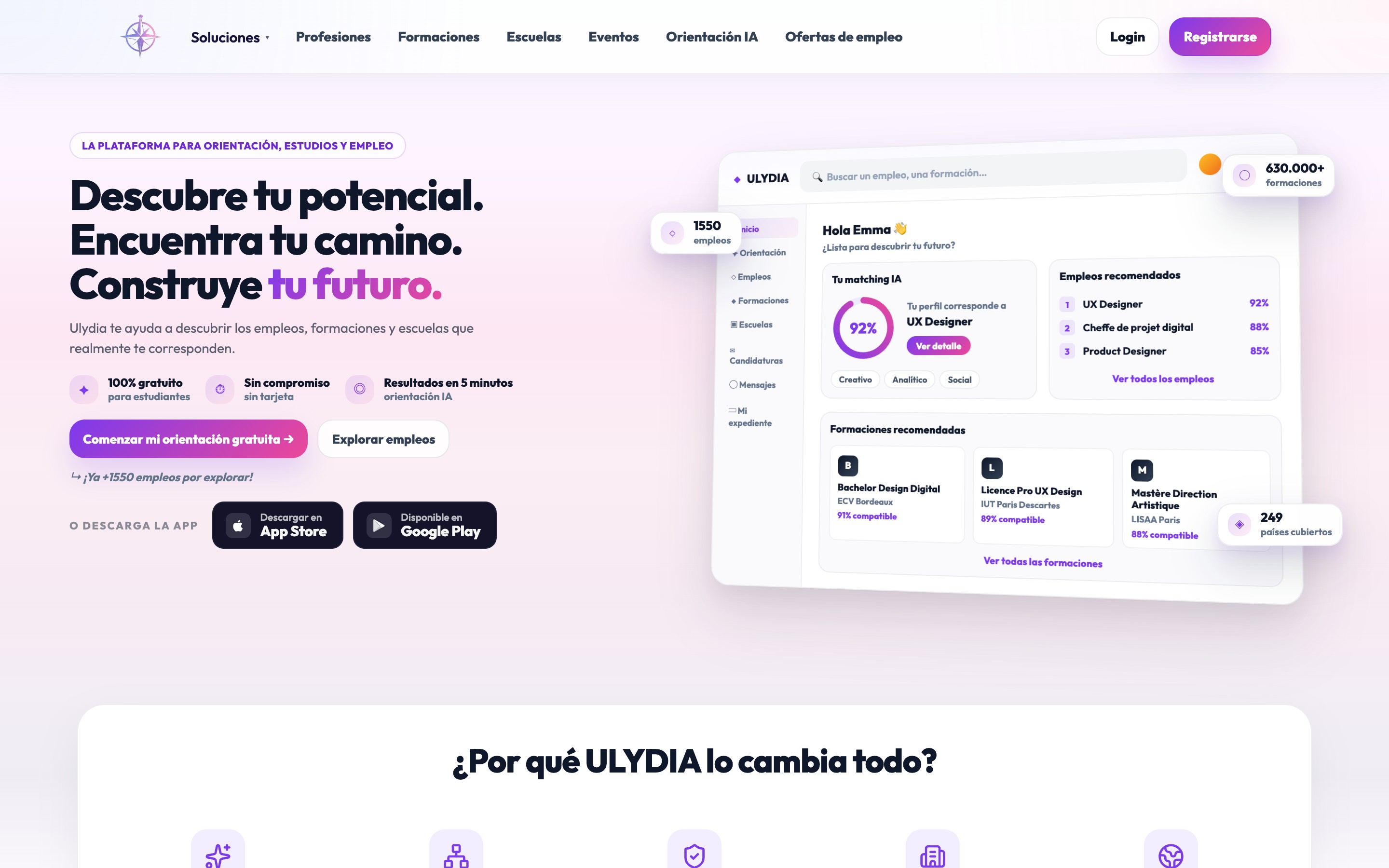 Home page — Español