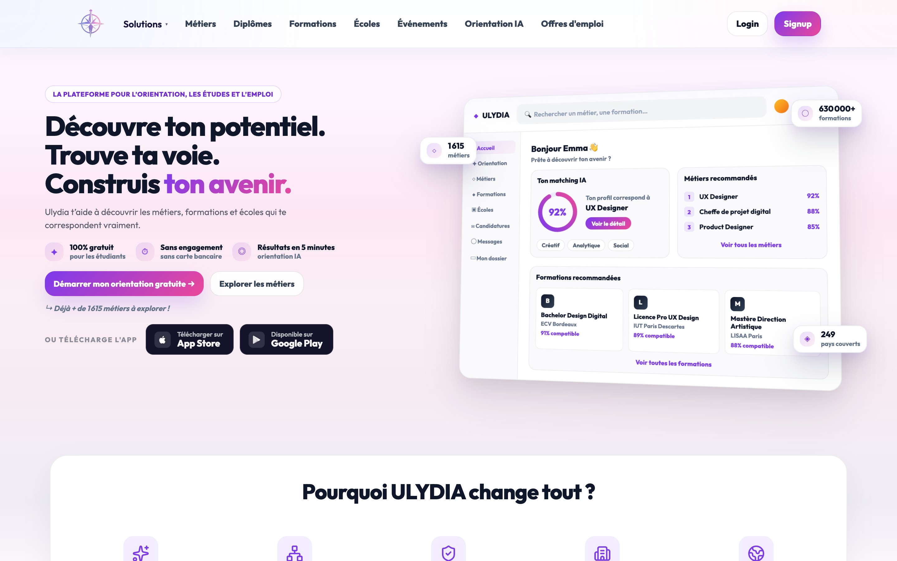 Home page — Français
